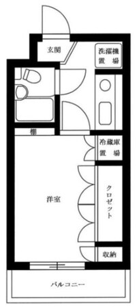 ルーブル池尻大橋の物件間取画像